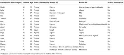 School Refusal in Immigrants and Ethnic Minority Groups: A Qualitative Study of Adolescents' and Young Adults' Experiences